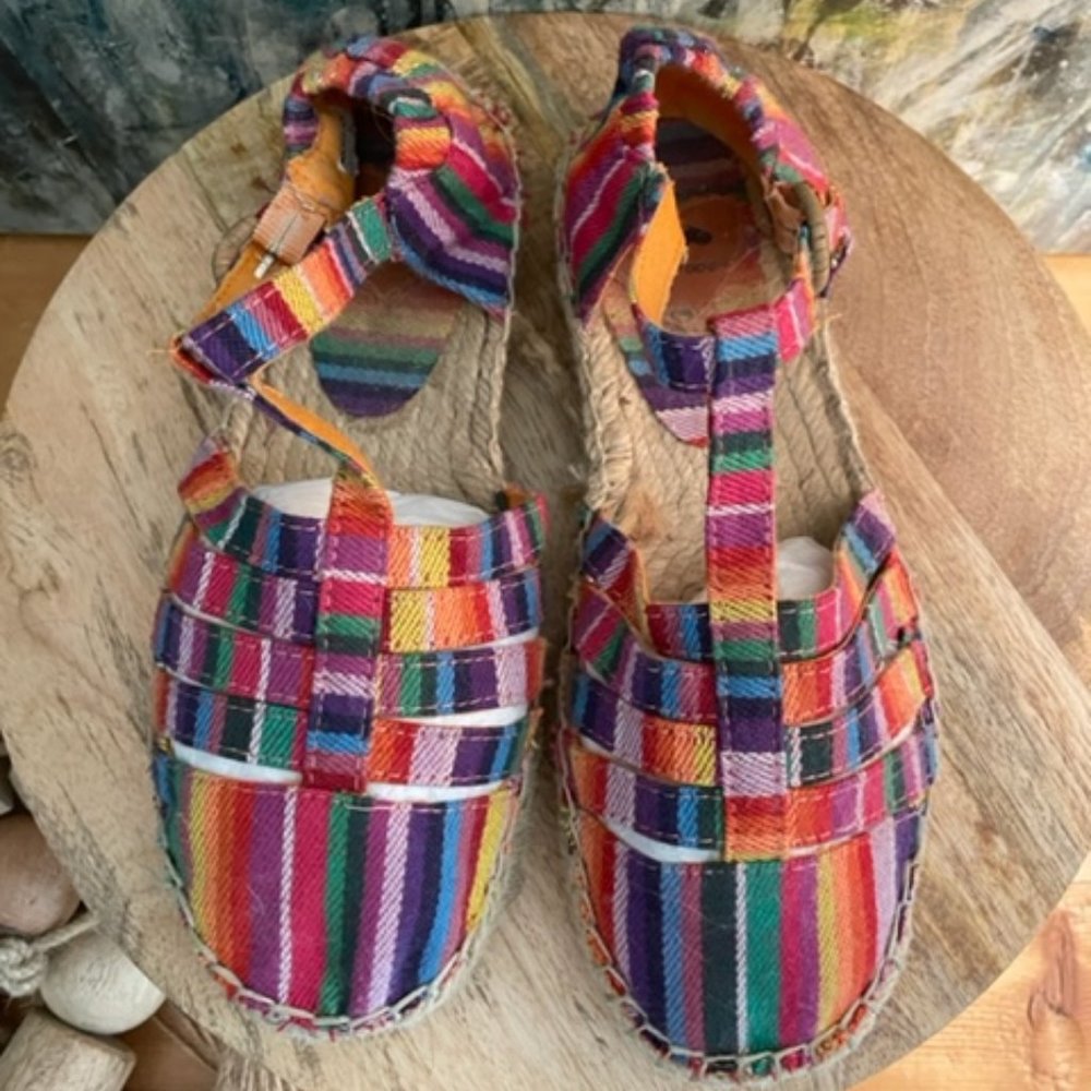Rocket Dog Rainbow Espadrilles with T-strap - So Freakin' Cute!